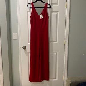 Red jumpsuit